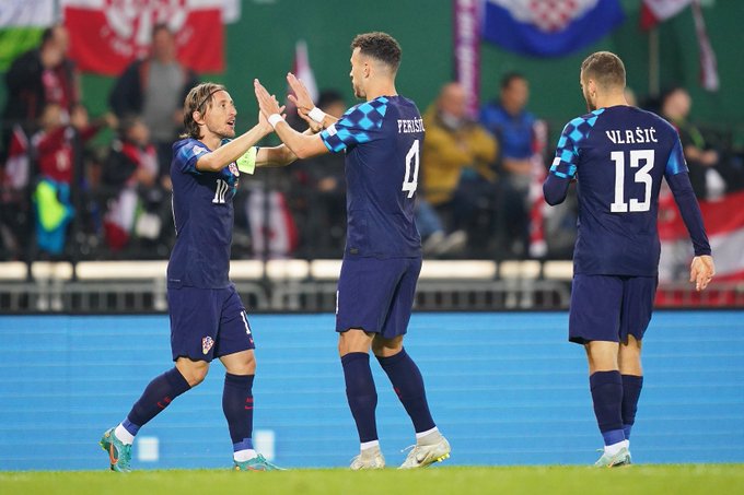 Kroatiske fotballfans elsker Luka Modrić